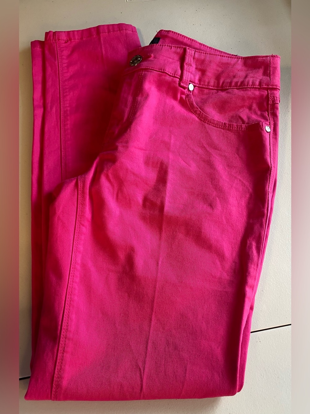 Baby Phat Barbiecore Y2K hot pink straight leg McBling jeans size 11